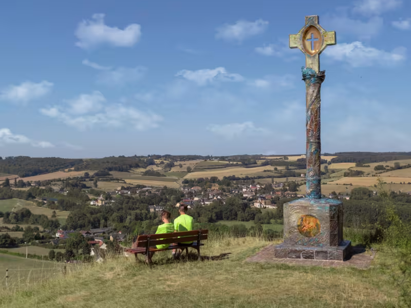 Calvaire et point de vue à la Côte Sainte Hélène - Saint-Pierre-ès-Champs