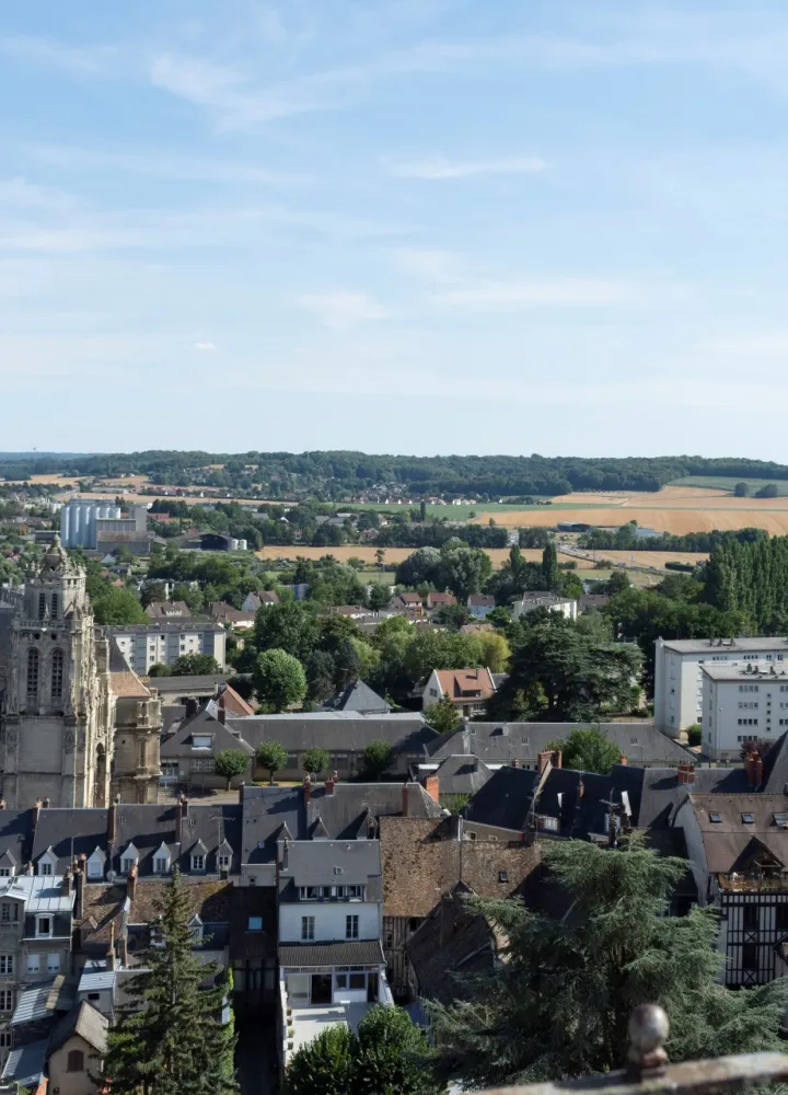 Panorama depuis le château de Gisors