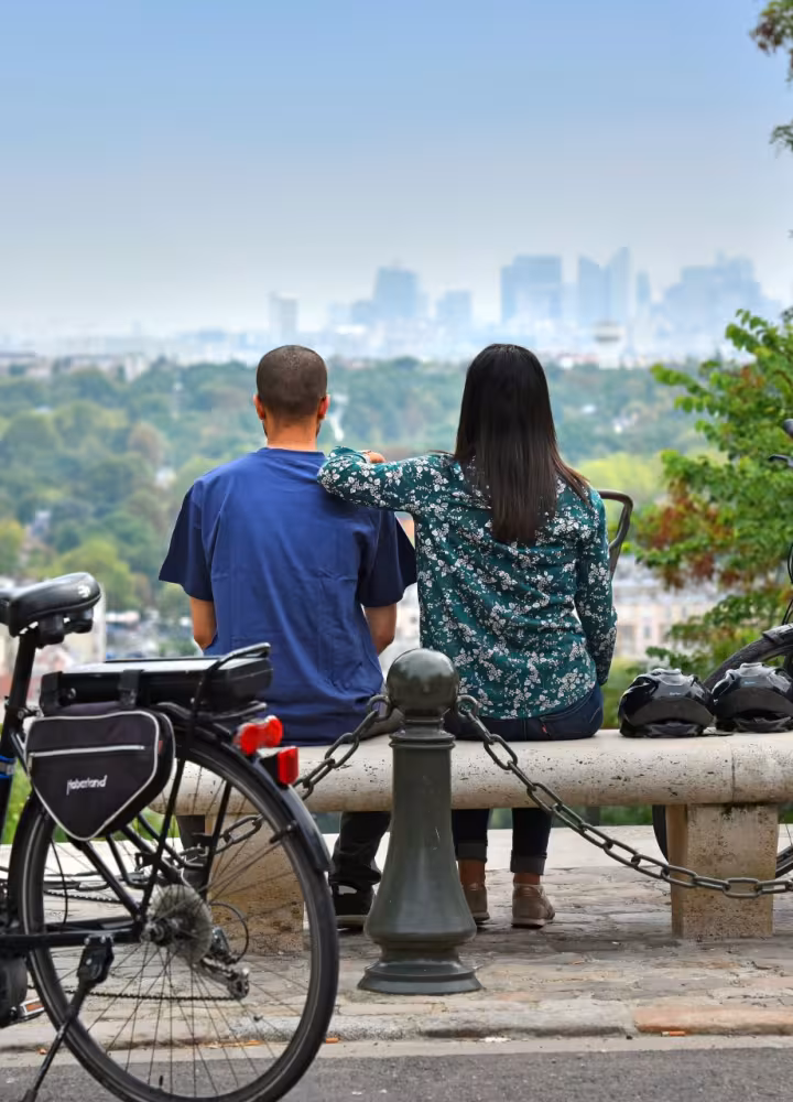 Panorama sur Paris et La Défence à Saint-Germain-en-Laye