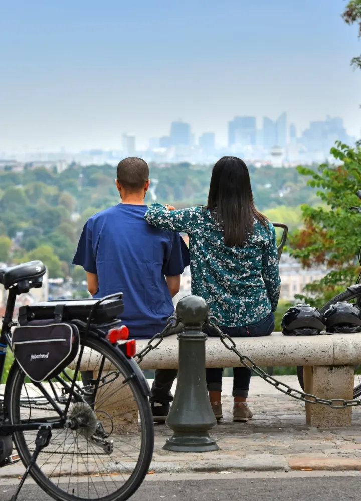 Panorama sur Paris et La Défence à Saint-Germain-en-Laye