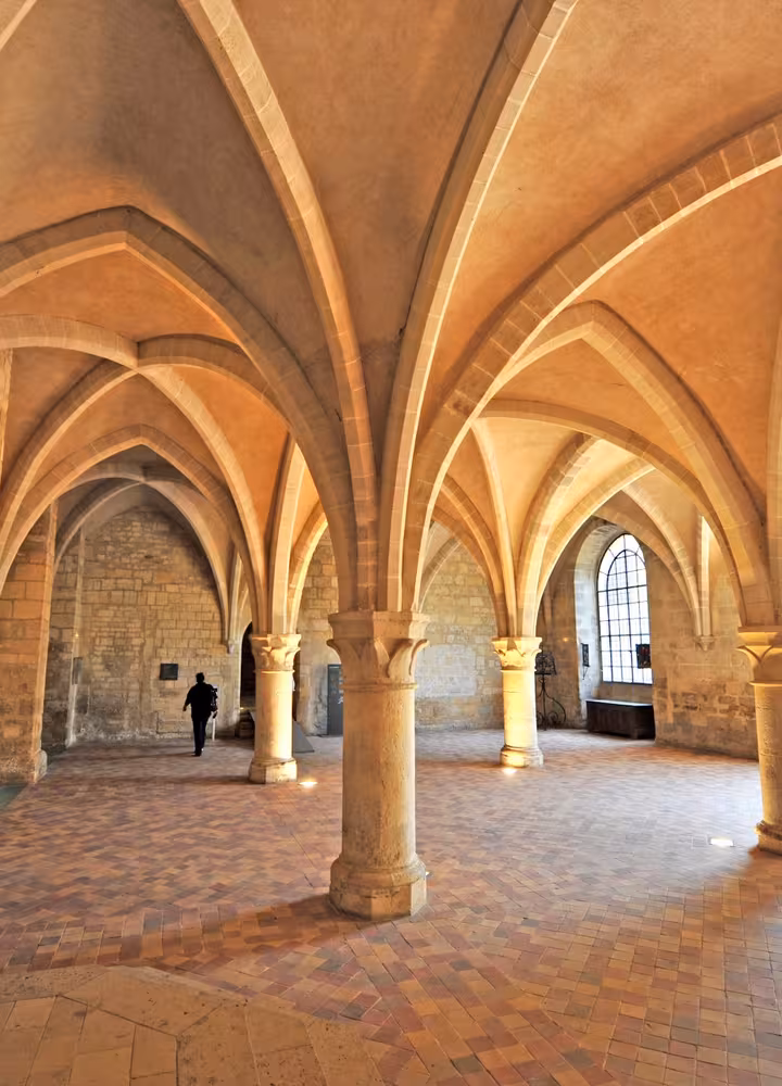 Voûtes à l'abbaye de Royaumont