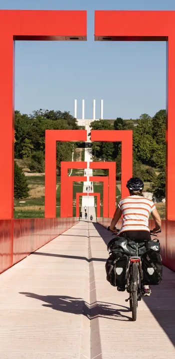 Passerelle de Cergy - Axe majeur